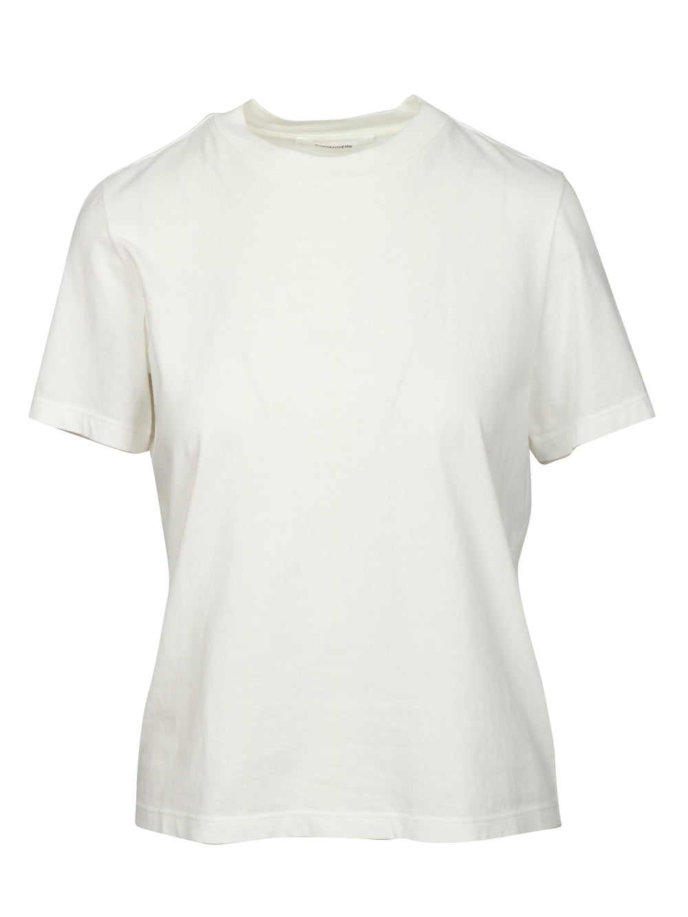 POMANDÈRE T-Shirt Girocollo in Cotone Latte Latte