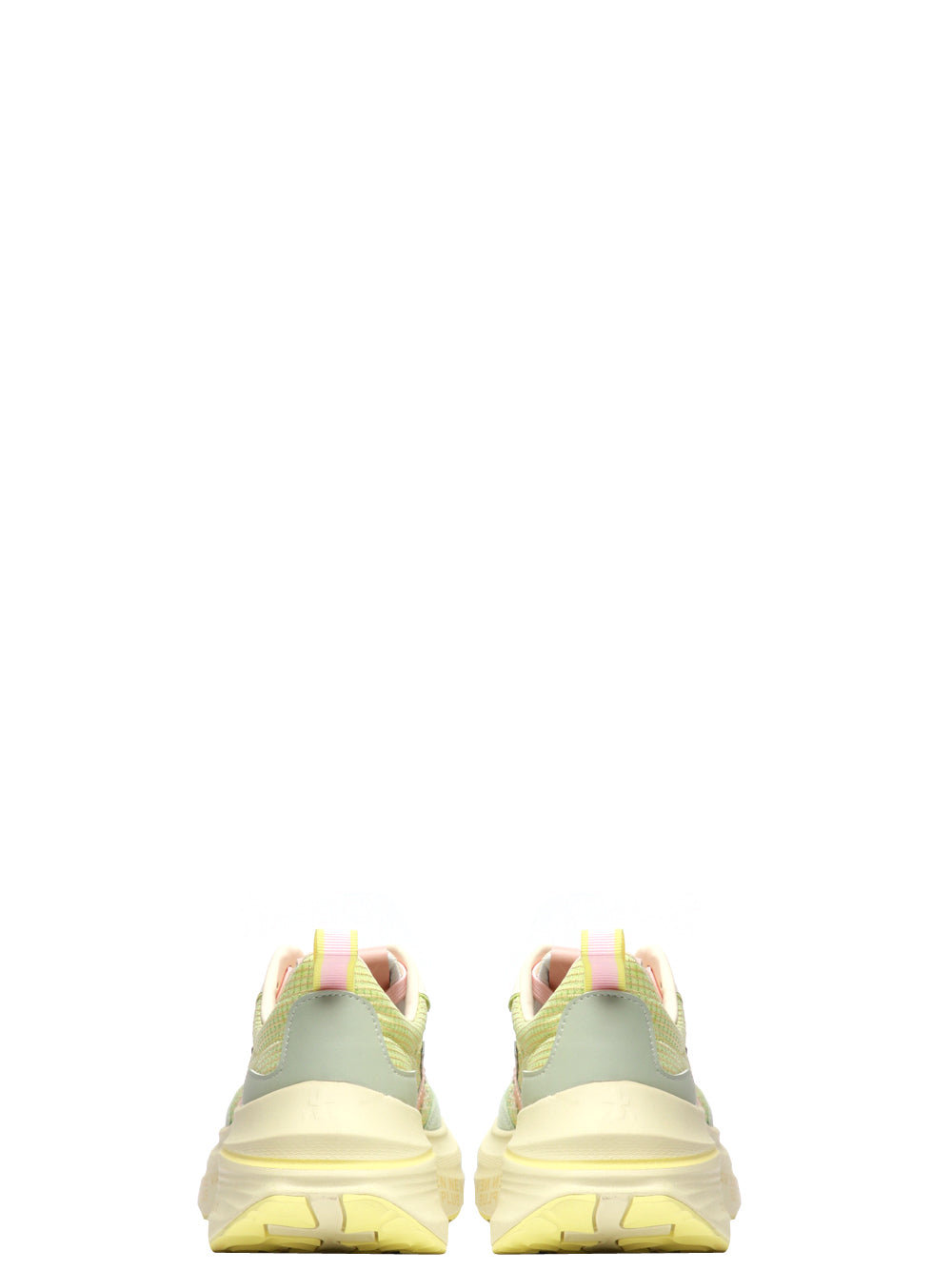 PREMIATA Scarpe Sneakers Hill in Pelle Lime Verde/rosa