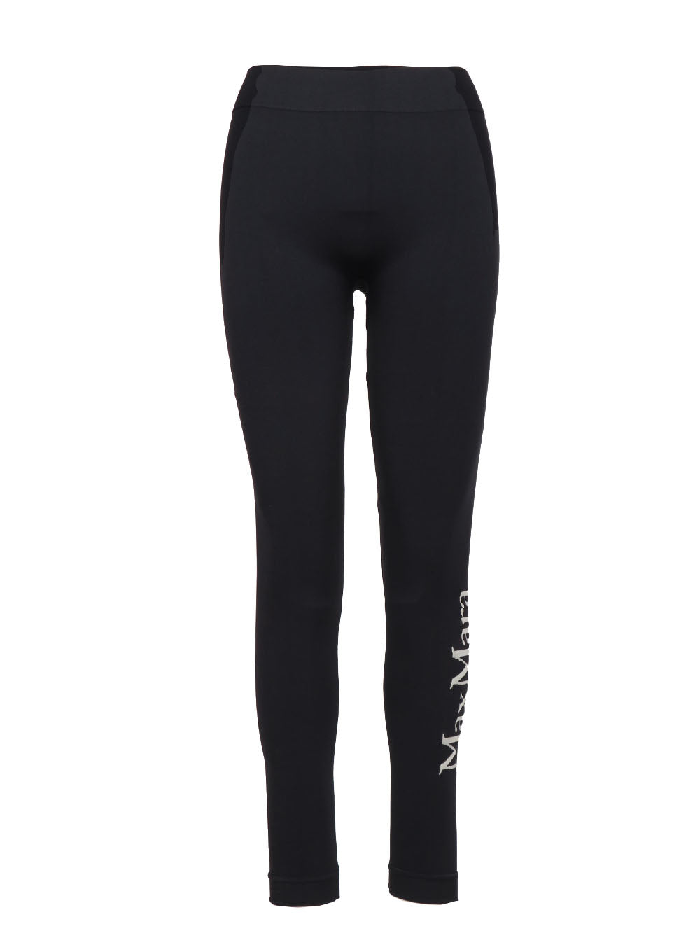 S MAXMARA Leggins Basilea Blu con Logo Blu