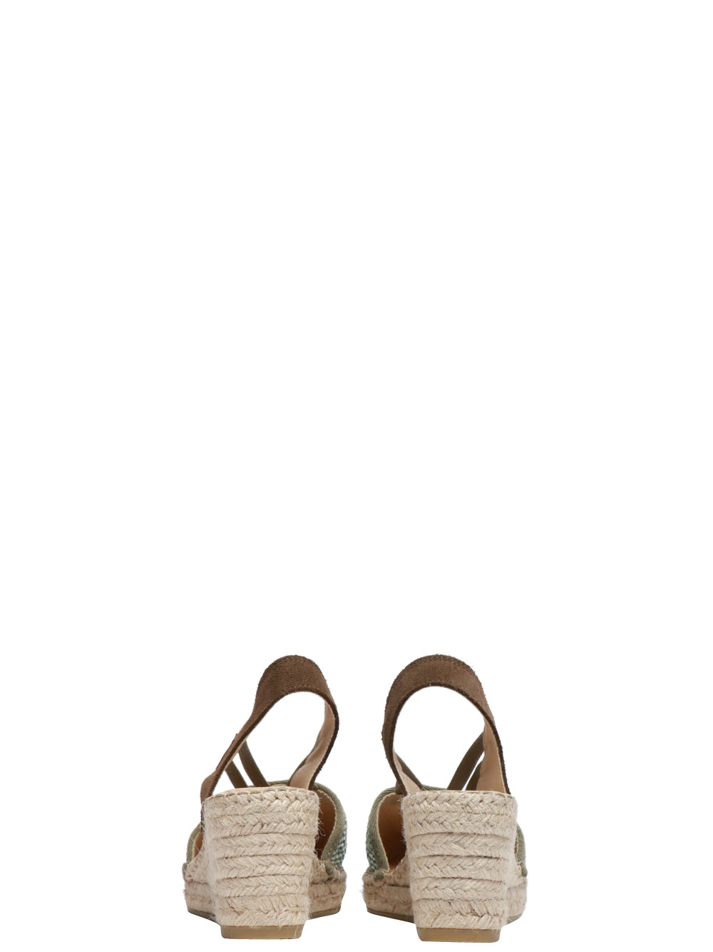 VIDORRETA Scarpe Espadrillad con Zeppa Verdi Verde/beige
