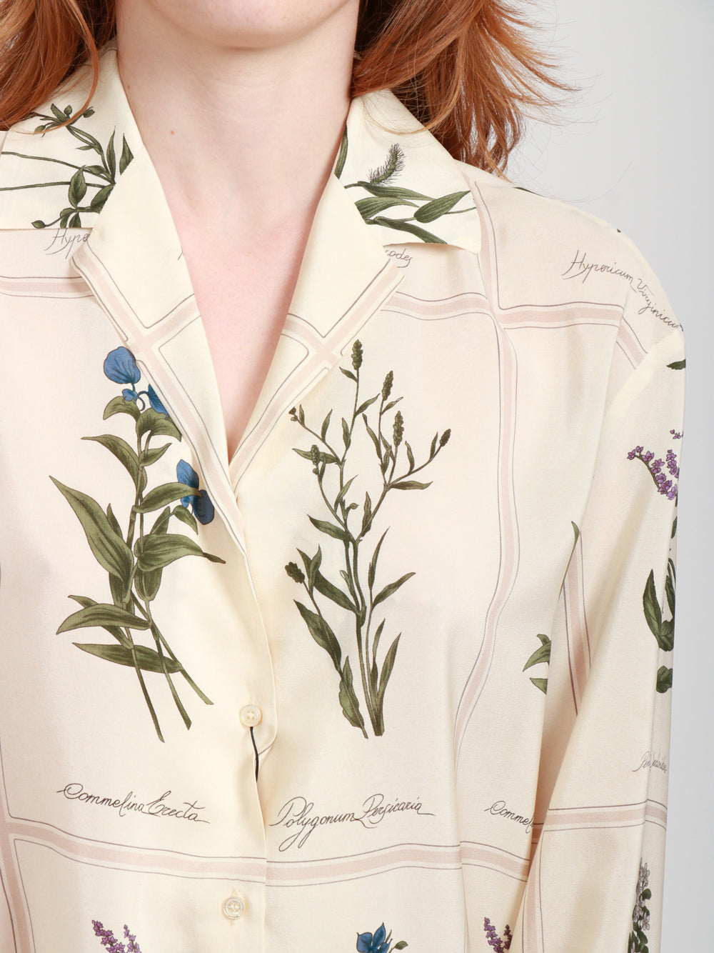 WEEKEND MAX MARA Vestito Corto in Crepe Avorio con Fantasia Avorio+color