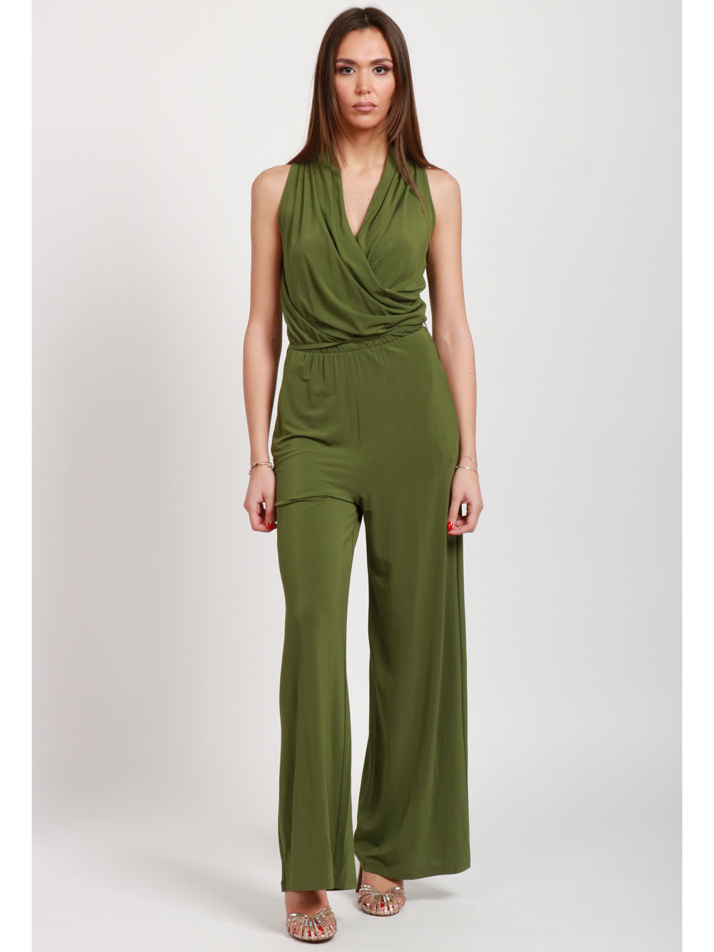 WEEKEND MAX MARA Genzana sleeveless jumpsuit in green