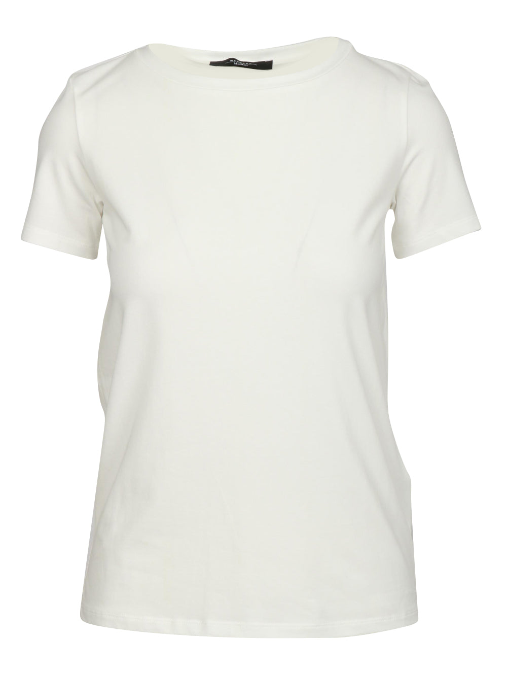 WEEKEND MAX MARA T-Shirt Multib Girocollo in Cotone Bianca Bianco
