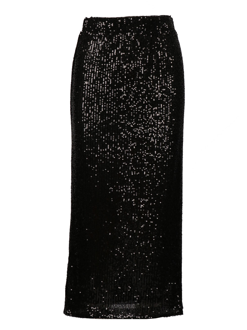 WEEKEND MAX MARA Gonna Ottelia a Tubino in Tulle Nera con Paillettes Nero