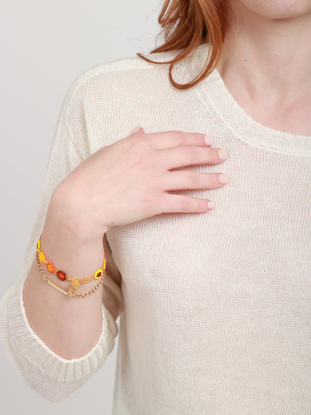 WEEKEND MAX MARA Maglia Selz in Lino Panna Avorio