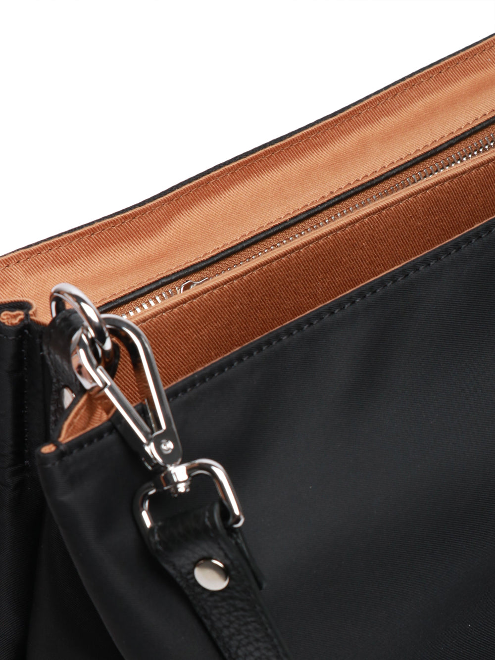 ZANELLATO Borsa a mano Postina Rimboccata Tokyo Small in Nylon Nera Nero