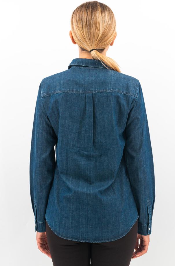CAMICIA PERFECT LUNGA IN DENIM DI COTONE
