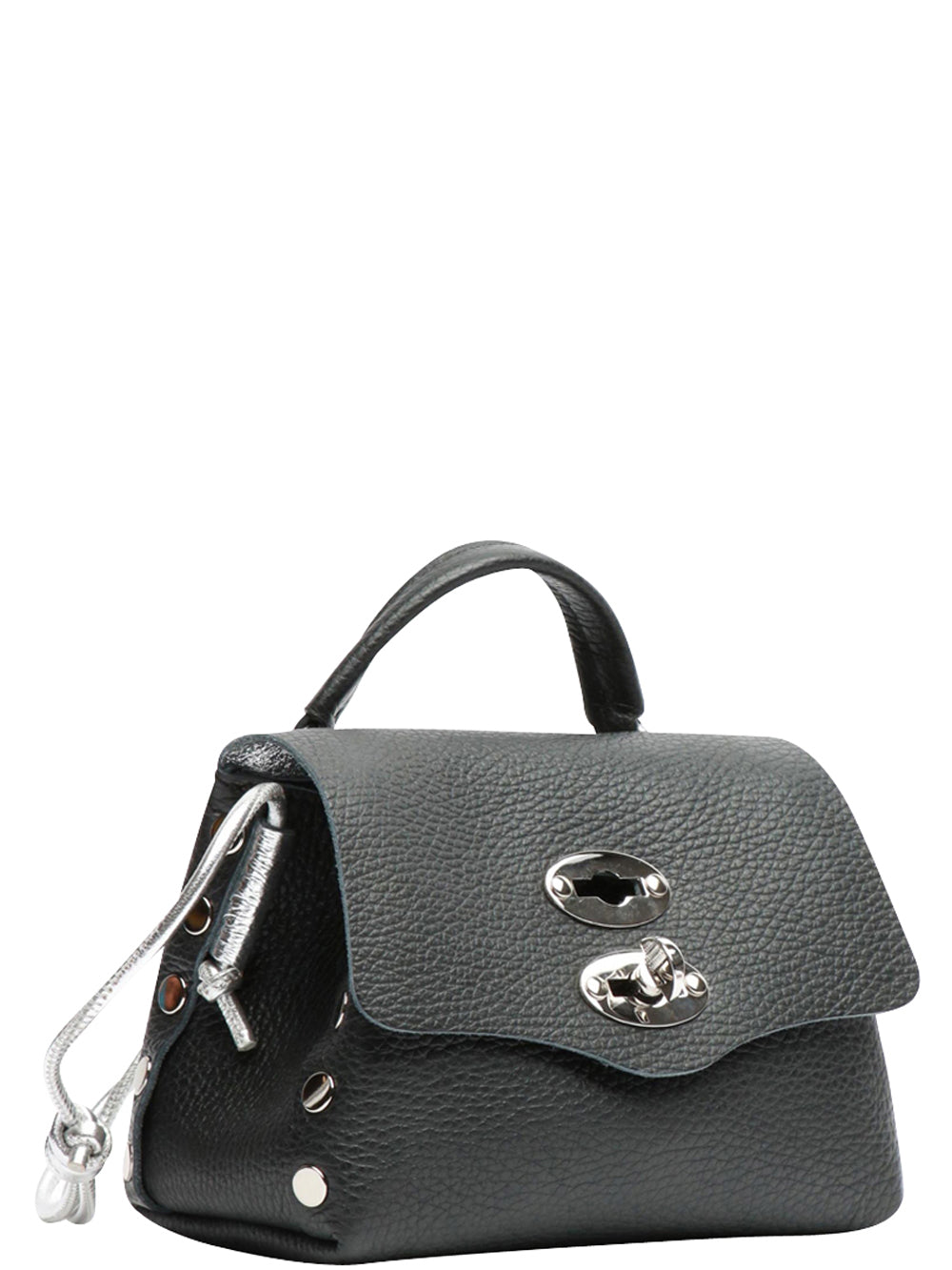 Postina Daily Candy SBaby Handbag in Black Leather