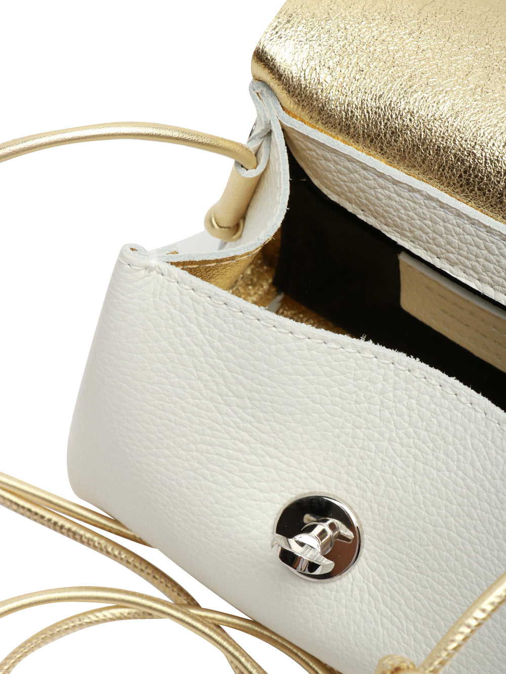 Postina Daily Candy SBaby Handbag in White Leather
